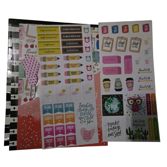 The Happy Planner Back to School 2018 Teacher Accessory Pack - Picture 2 of 11